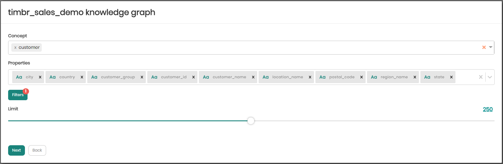 Graph explorer - Start query