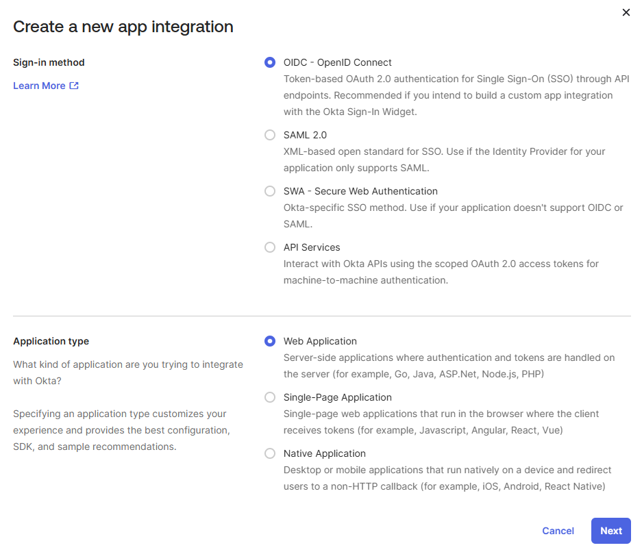 Creaet App Integration