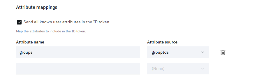 IBM Configure Token Claims