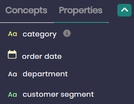 Graph explorer - properties